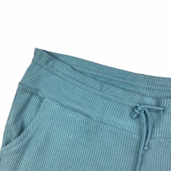 Joe's Blue Drawstring Waist French Terry Pull On Sleep Short Loungewear Sz Large - Picture 3 of 5